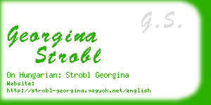 georgina strobl business card